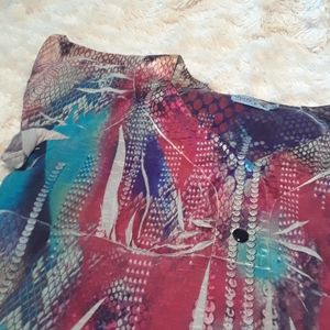 Unity World Wear Multicolred Blouse XL